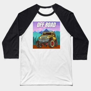 Off road 4x4 Baseball T-Shirt